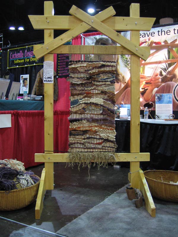 Weaving a Life booth with EarthLoom